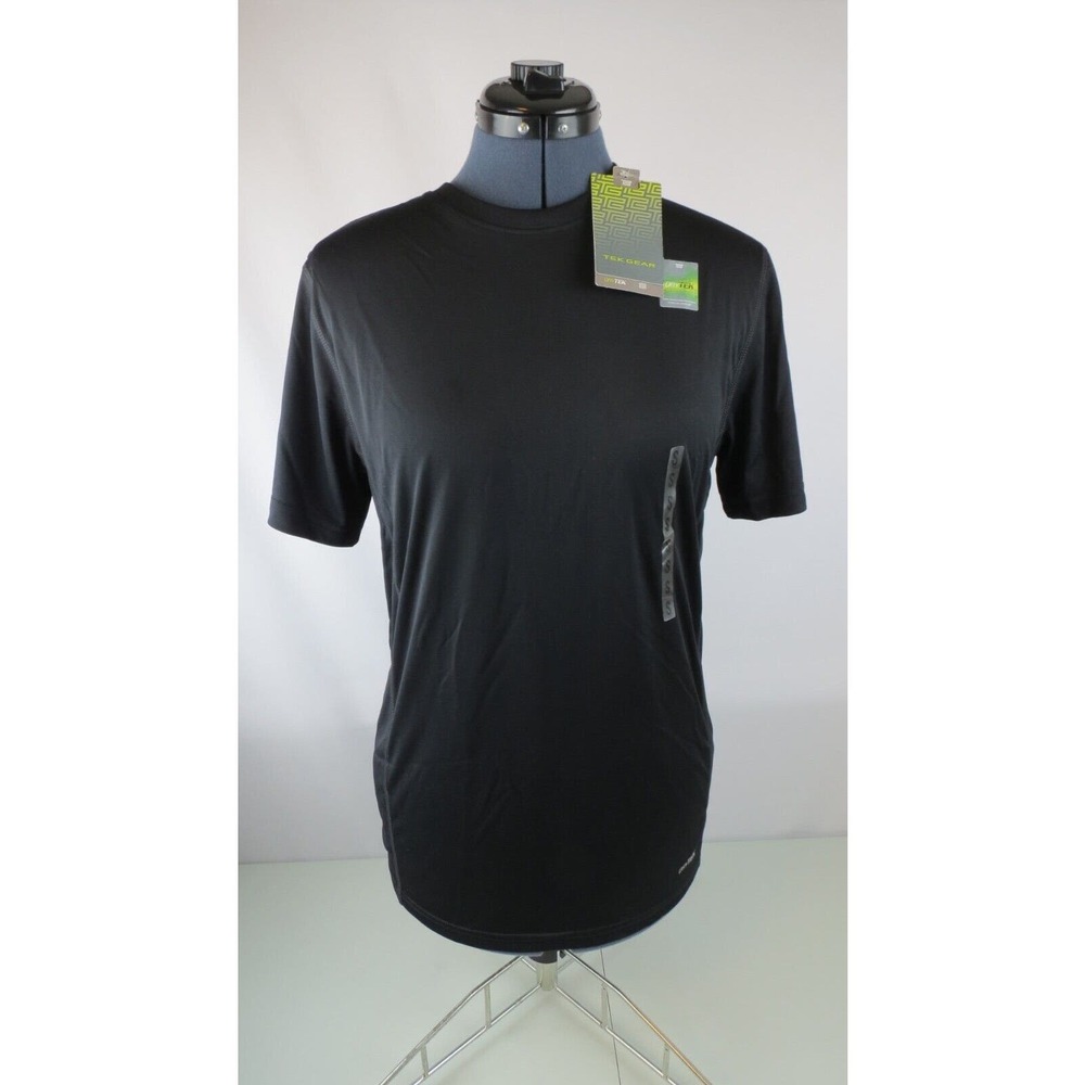 Tek Gear Dry Tek Basic Performace Tee Size S Color Black